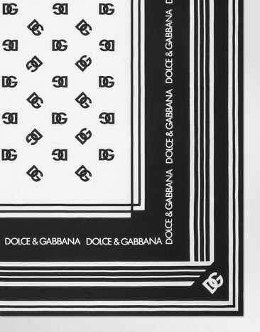 Dolce & Gabbana 90x90 silk twill scarf Print FN090RGDDAS