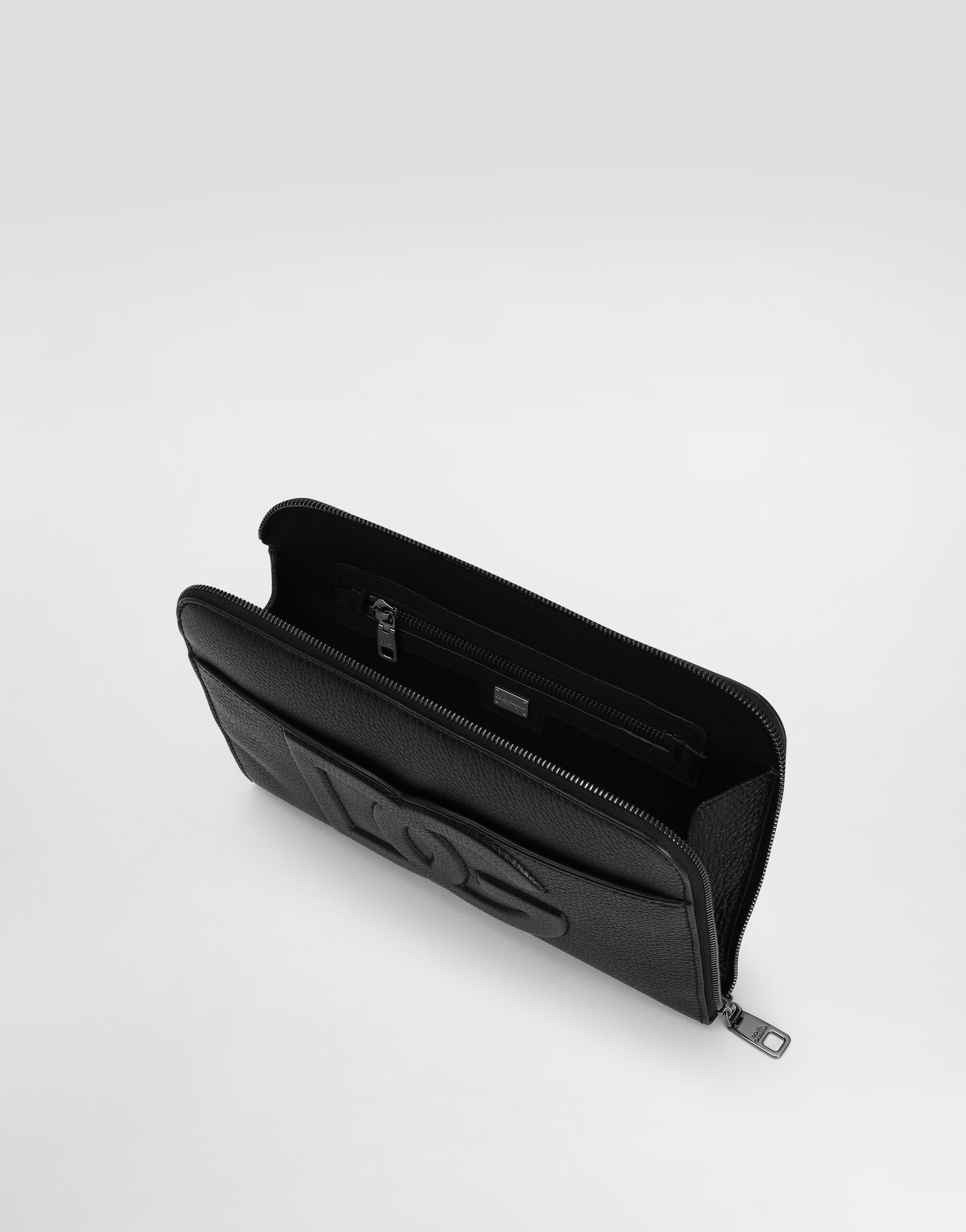 Medium deerskin pouch in Black for Men | Dolce&Gabbana® US