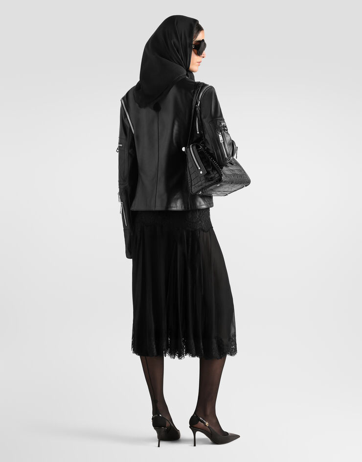 Dolce & Gabbana Gonna en chiffon Dolce & Gabbana Gonna en chiffon Noir F4C7XTFU1AT