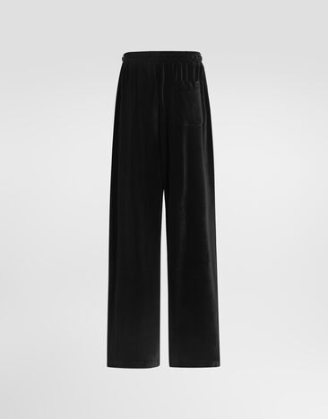 Dolce & Gabbana Chenille trousers Black FTDNBZFUGUE