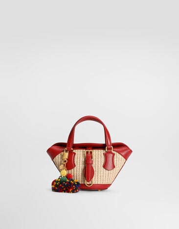Dolce & Gabbana Coffa capri in rafia Multicolore BB7913A3O70
