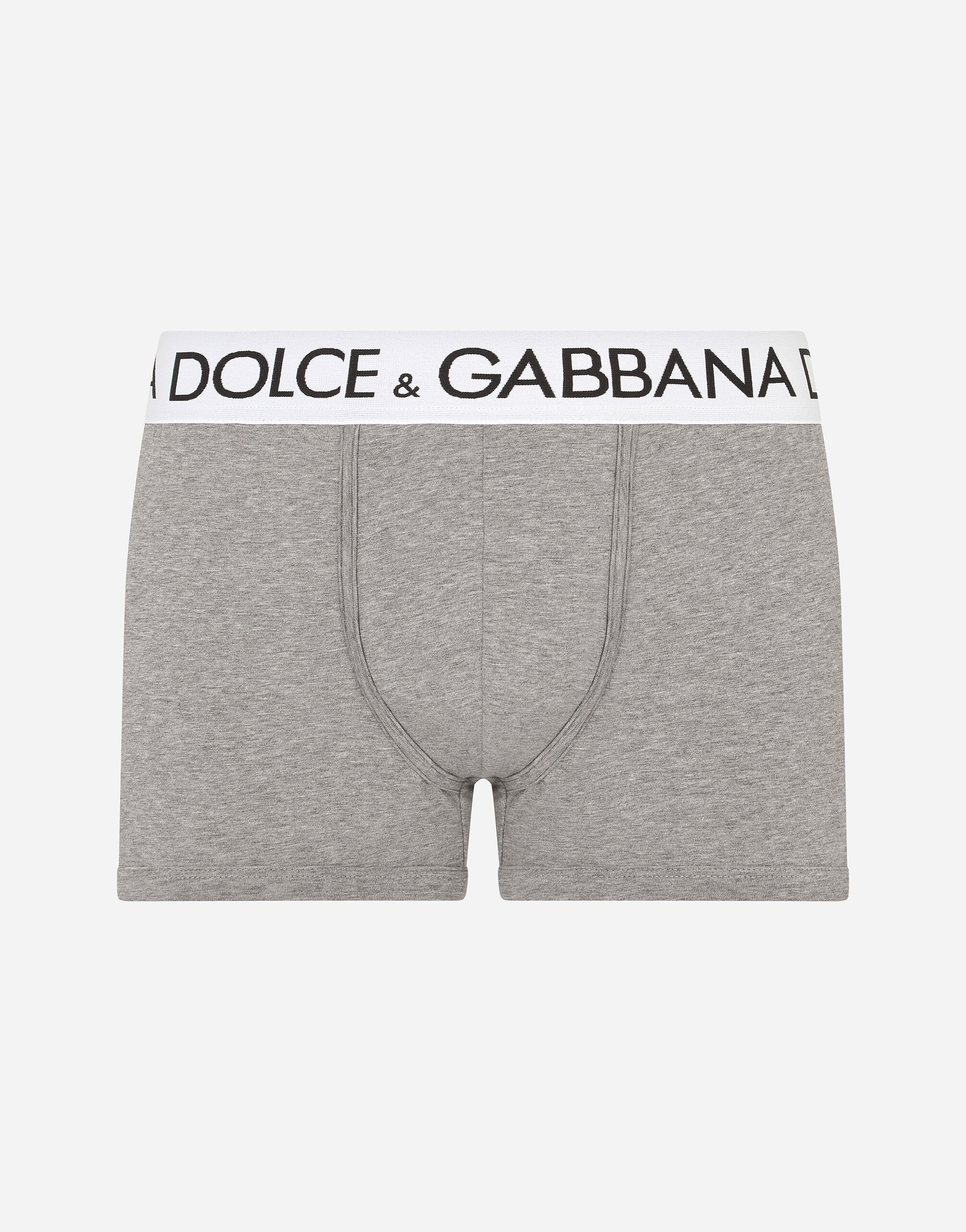 Dolce & Gabbana Bóxer regular en punto de algodón bielástico Imprima M4F05TIS1UW