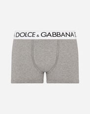 Dolce & Gabbana Two-way-stretch cotton jersey regular-fit boxers Black M3A27TFU1AU