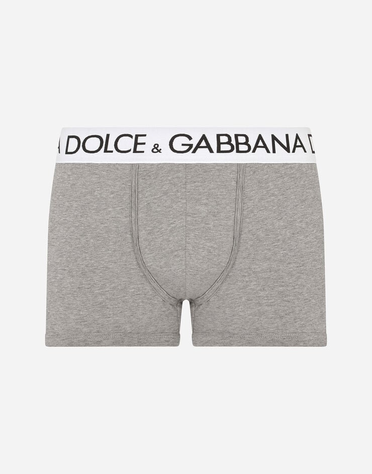 Dolce & Gabbana Two-way-stretch cotton jersey regular-fit boxers Grey M4B97JONN97