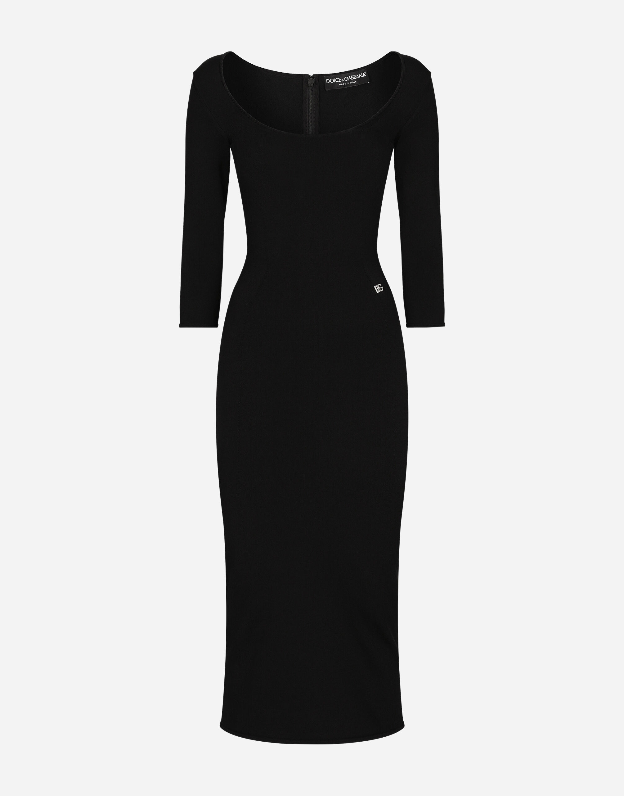 Robe noire dolce gabbana sale