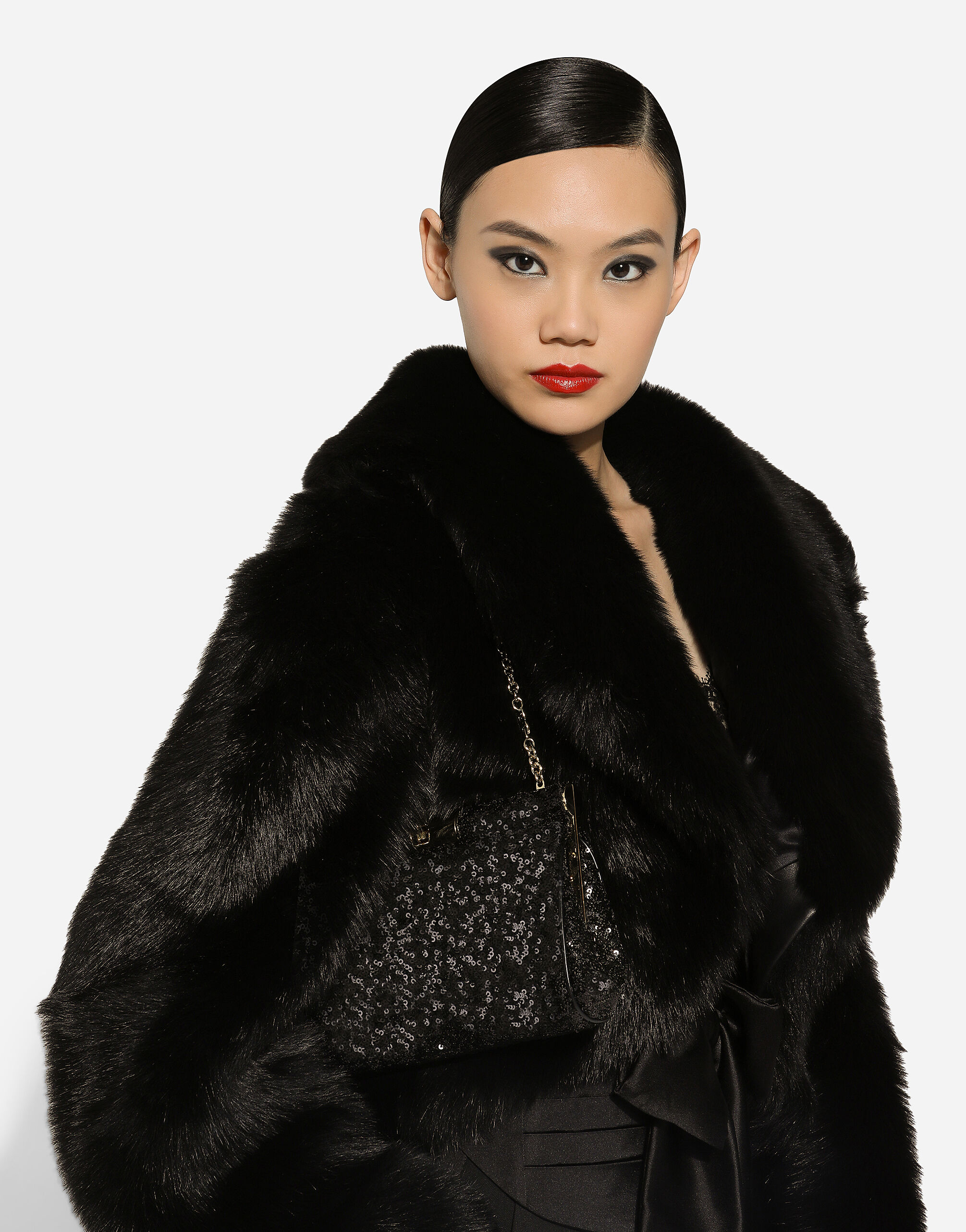 Medium Marlene shoulder bag in Black for Women | Dolce&Gabbana® US