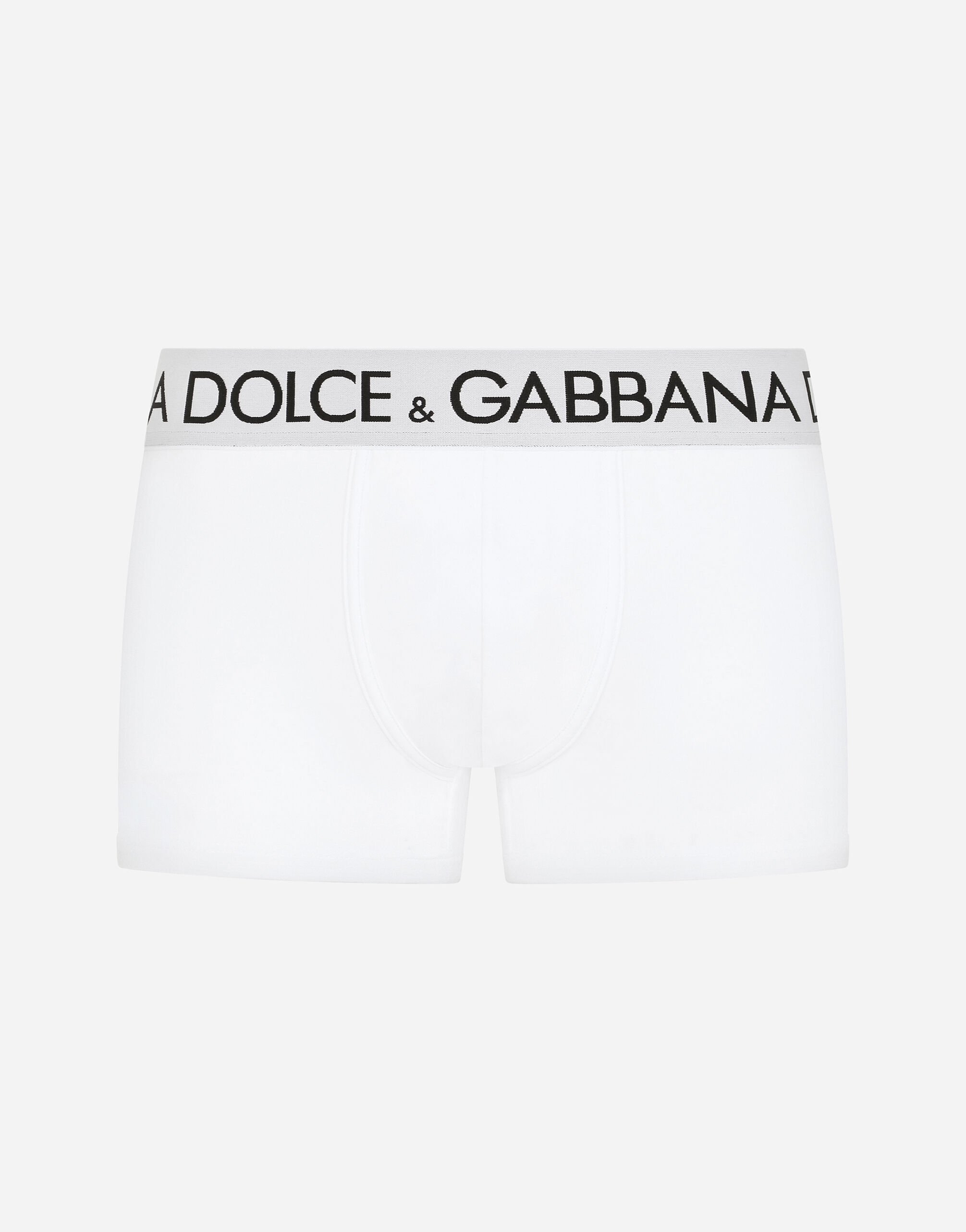 Dolce & Gabbana Two-way-stretch cotton jersey regular-fit boxers White M9C03JONN95