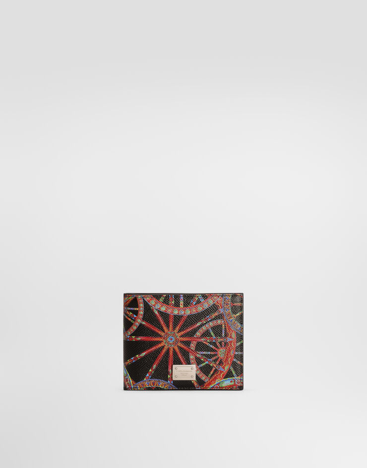 Dolce & Gabbana Carretto-print calfskin wallet Multicolor BP3102A0744