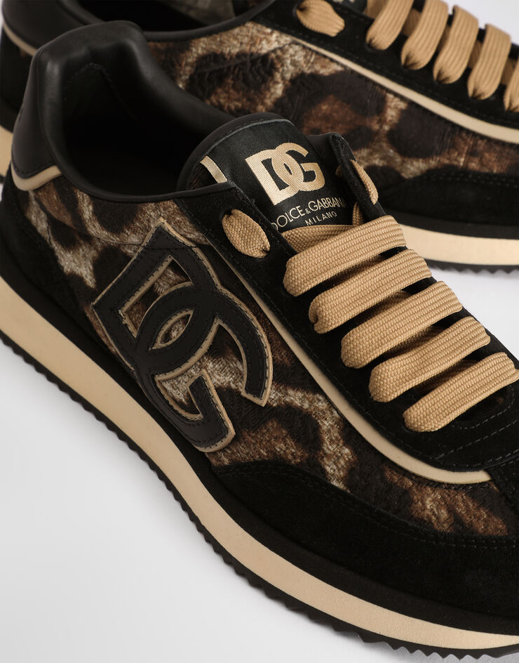 Dolce & Gabbana Leo-print fabric DG Cushion sneakers Print CK2288A3L89