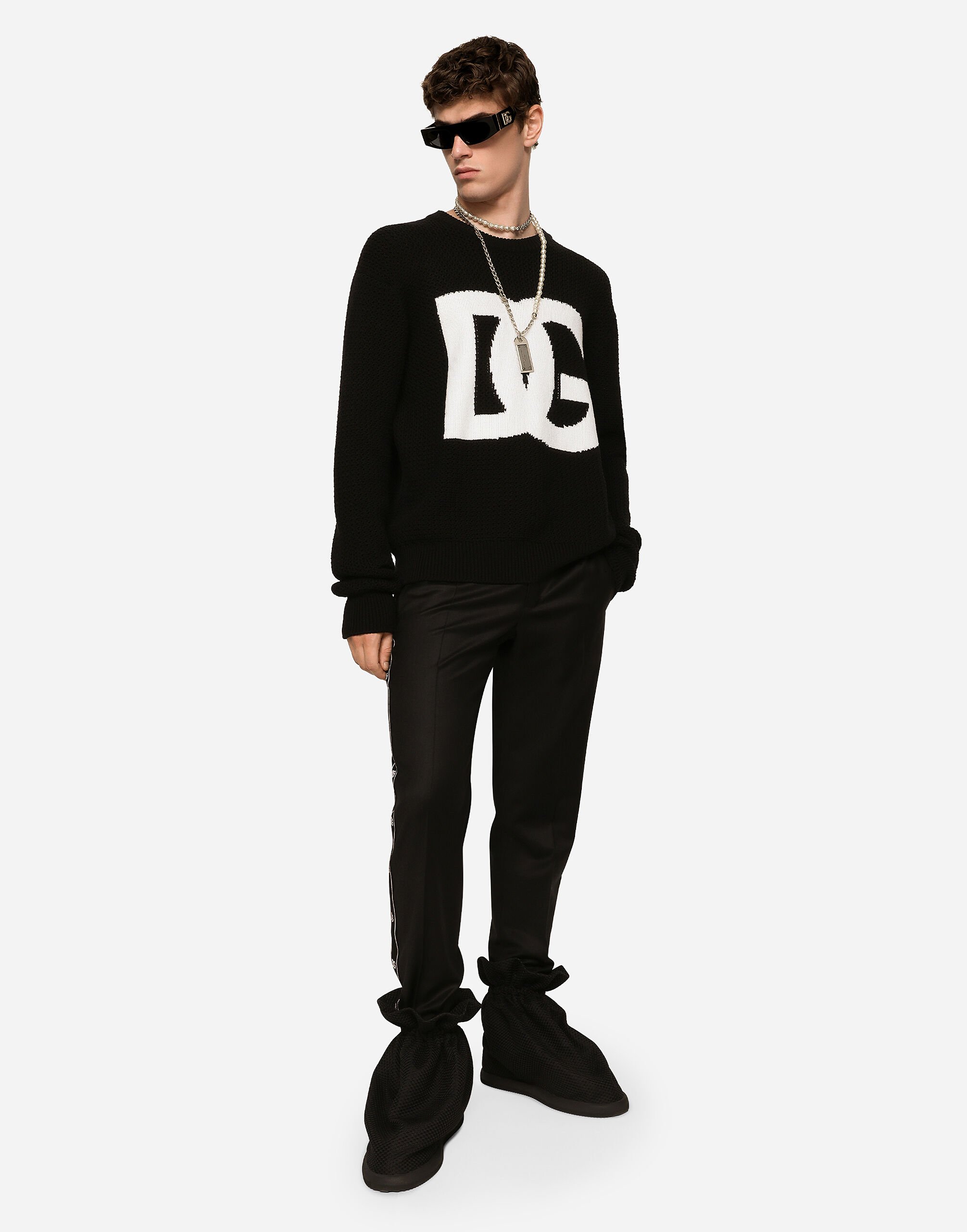 Dolce and gabbana top crew neck sweater