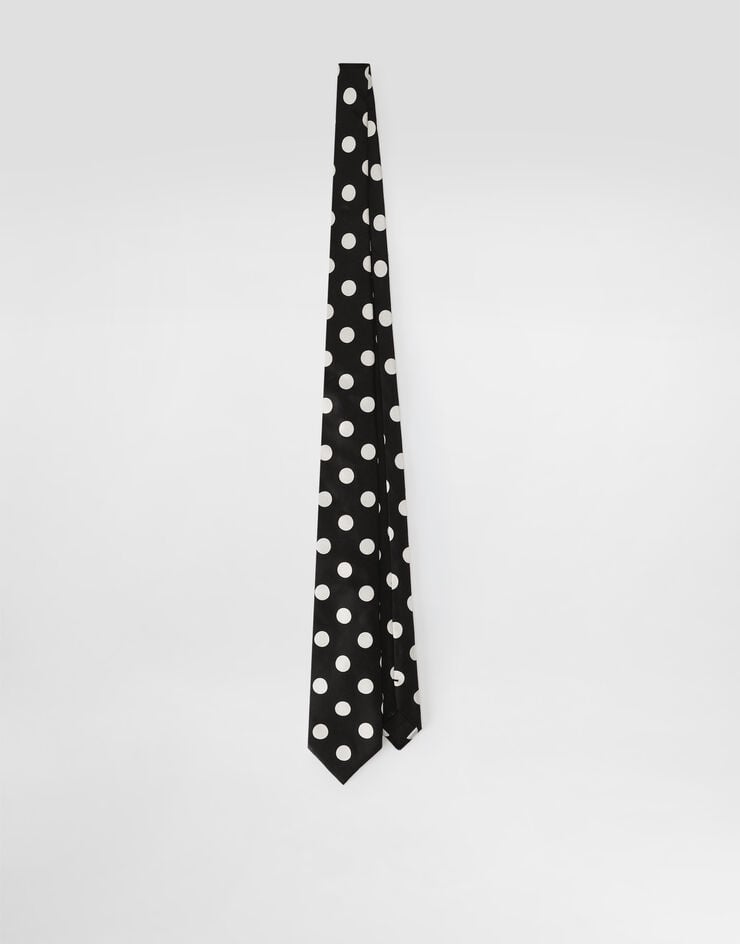 Dolce & Gabbana Jacquard tie Black GT147EG0JSP