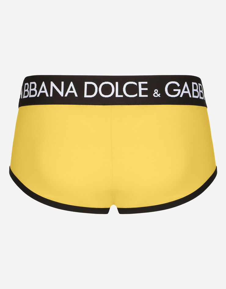 Dolce & Gabbana SLIP BRANDO ALTO Jaune M3D53JFUGHH