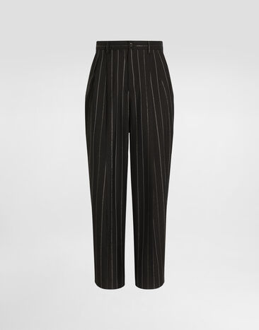 Dolce & Gabbana Virgin wool pinstripe trousers Dolce & Gabbana Virgin wool pinstripe trousers Multicolor GP16NTFBZAE