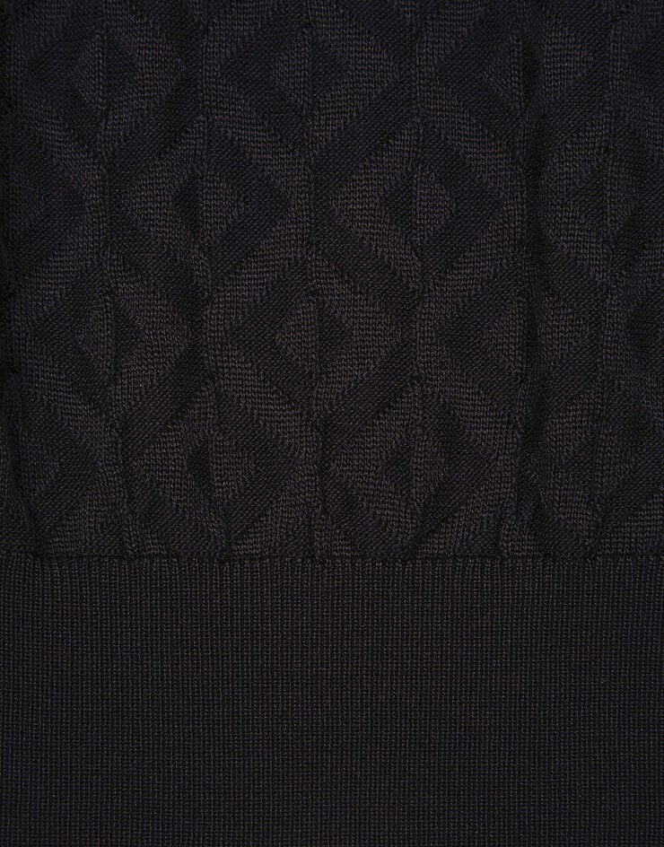Dolce & Gabbana 真丝短袖 Polo 衫 蓝 GXZ15TJASU4