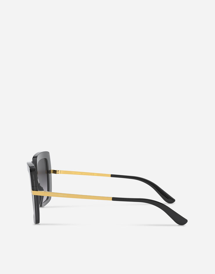 Dolce & Gabbana Half print sunglasses BLACK VG4373VP68G