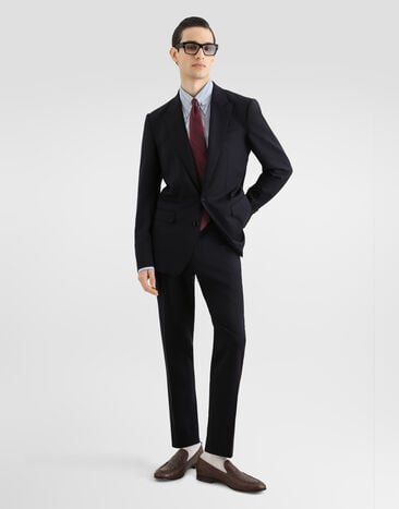 Dolce & Gabbana Single-breasted martini light wool gabardine suit Dolce & Gabbana Single-breasted martini light wool gabardine suit GK05VTFUBG4