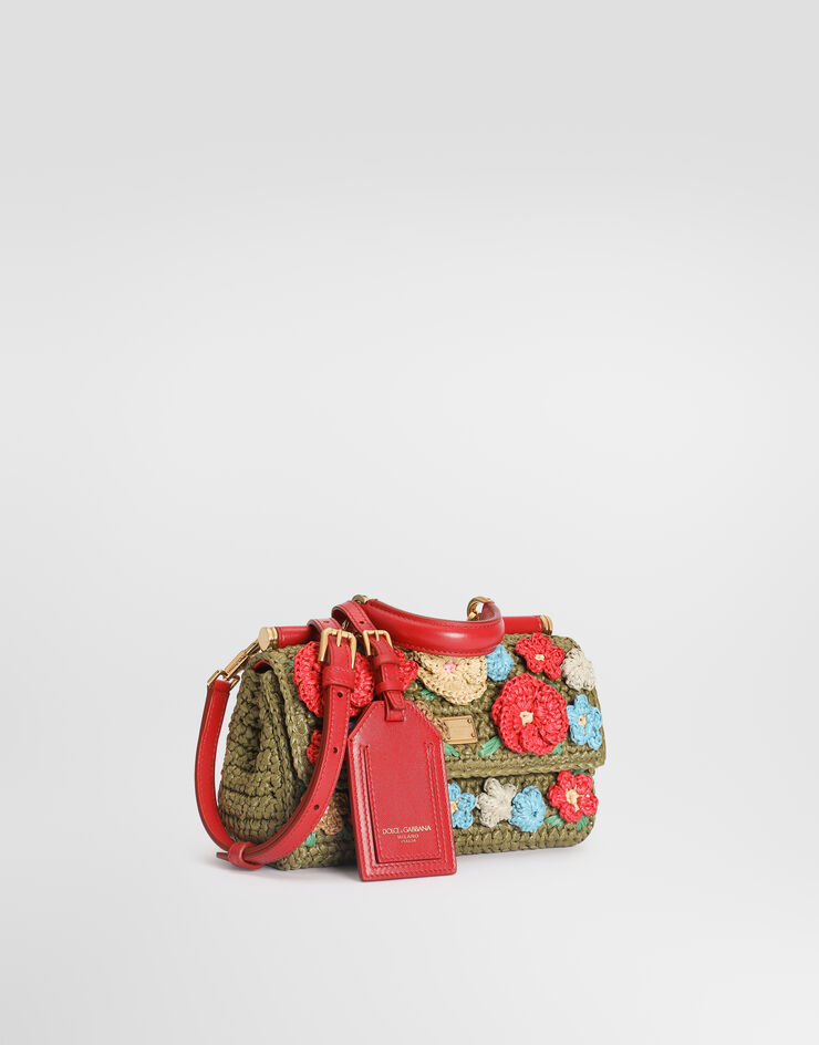 Dolce & Gabbana My sicily raffia crochet handbag Multicolor BB7864BZ350