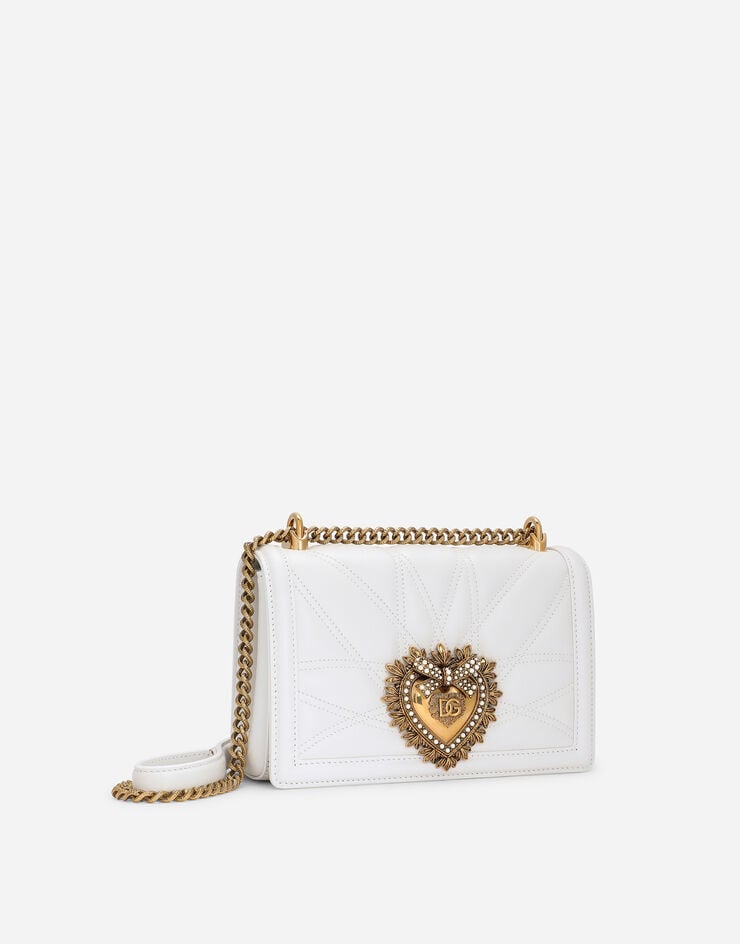 Dolce & Gabbana Medium Devotion shoulder bag Weiss BB7158AW437