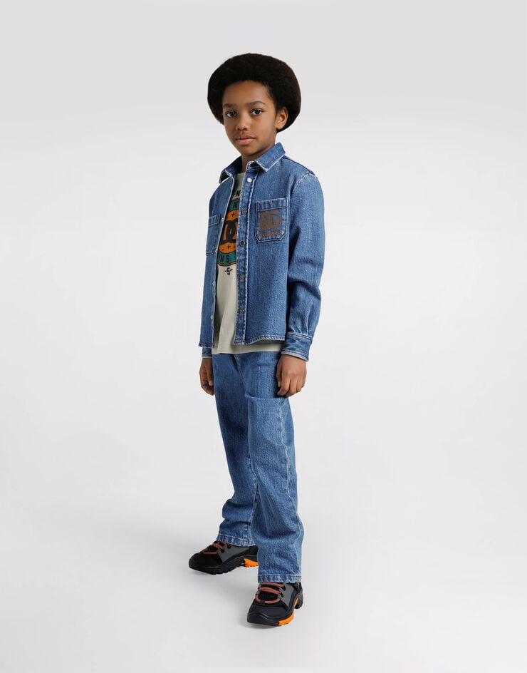 Dolce & Gabbana 5-Pocket-Hose aus Denim Dolce & Gabbana 5-Pocket-Hose aus Denim Multicolor L42F85LDD40