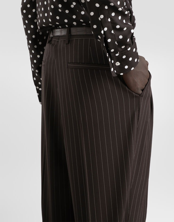 Dolce & Gabbana Pinstripe wool trousers Dolce & Gabbana Pinstripe wool trousers Multicolor GP16NTFRBC0