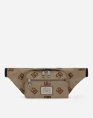 Dolce&Gabbana Small cordura belt bag Brown BM2197AN059