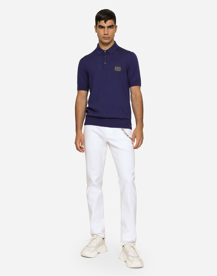 Dolce&Gabbana Jeans regular stretch bianco Multicolore GYJCCDG8JR8