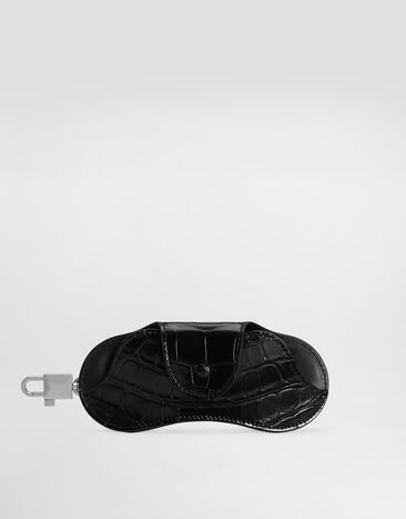 Dolce & Gabbana Alligator eyewear case Black BP3477A2T69