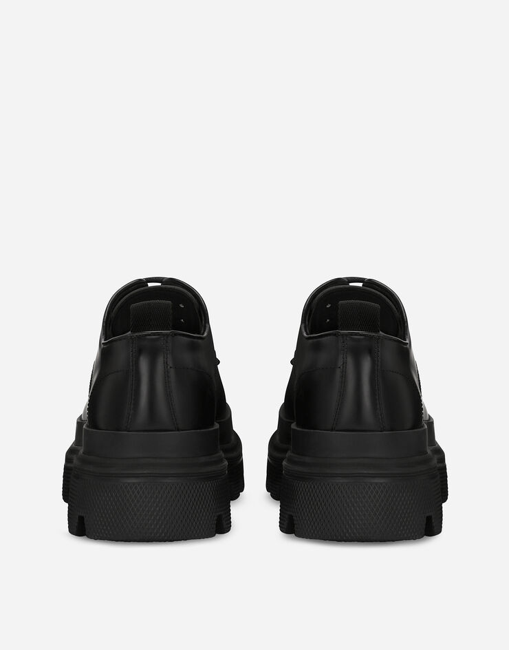 Dolce & Gabbana 磨面小牛皮德比鞋 黑 A10794AB640