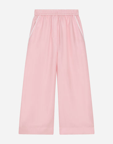 Dolce & Gabbana Silk vanity pants Rosa L53P26G7M5C