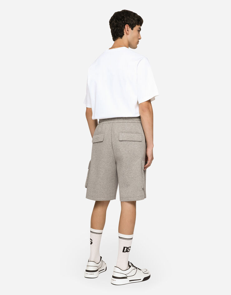 Dolce & Gabbana Technical jersey T-shirt with print and DG logo Dolce & Gabbana Technical jersey T-shirt with print and DG logo 多色 G8NV2ZG7B8C