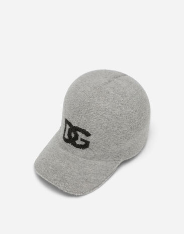 Dolce & Gabbana DGロゴ カシミア  ベースボールキャップ Grey GXS94TJAWXX
