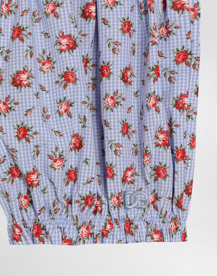 Dolce & Gabbana Small rose-print poplin shorts Dolce & Gabbana Small rose-print poplin shorts Multicolor L23Q54HS5UL