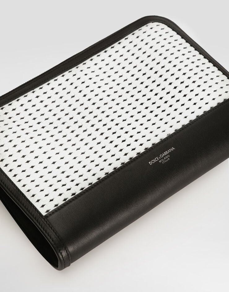 Dolce & Gabbana Atene plongé calfskin clutch bag Multicolor BM2528AN419