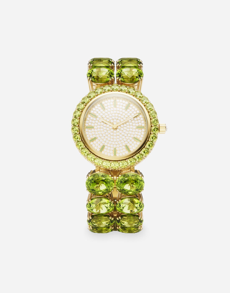 Dolce & Gabbana アンナ リストウォッチ 18Kイエローゴールド&ペリドット ゴールド WWQA1GWPE01
