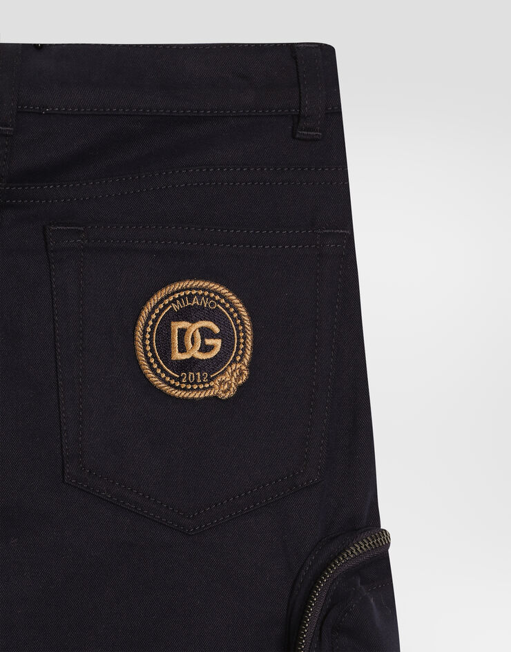 Dolce & Gabbana 5-pocket cotton trousers Blue L42F68FUFOG