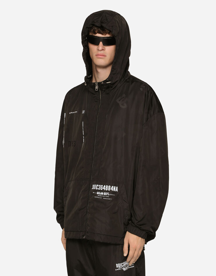 Dolce & Gabbana ジャケット テクニカルファブリック DGVIB3プリント ブラック G9ZV4TGH398