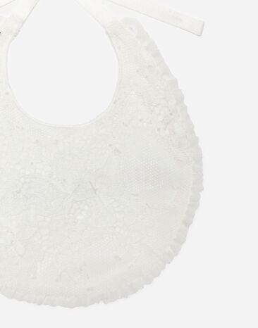 Dolce & Gabbana Picoted lace bib White L0EGC2LA086