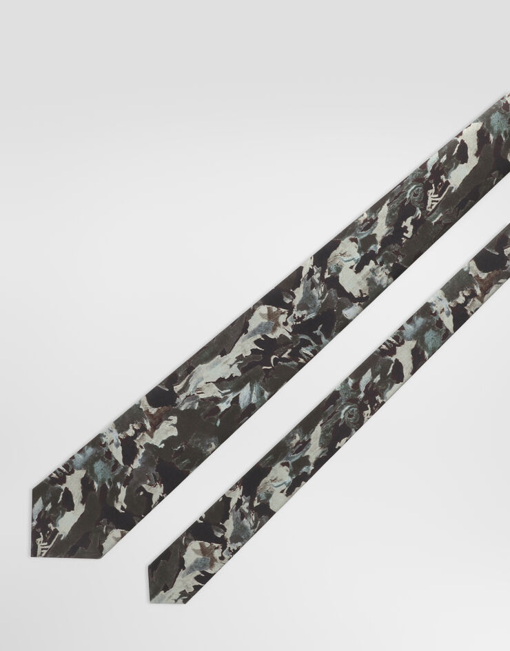 Dolce & Gabbana Abstract-print twill tie  GT147EG0WW2
