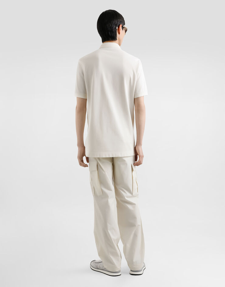 Dolce & Gabbana Pantalón cargo de algodón Beige GP03LTFUEFJ