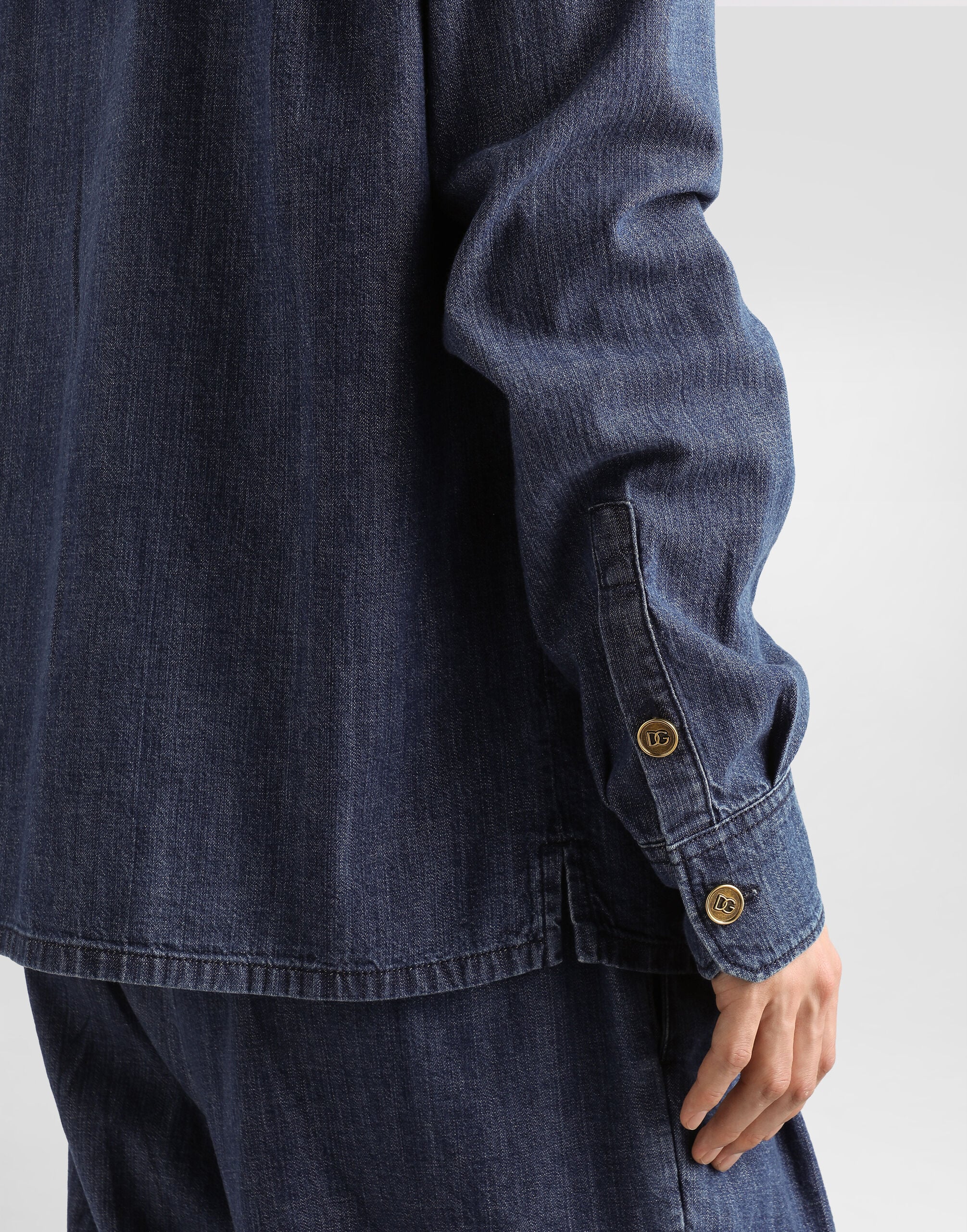 Denim shirt in Multicolor for Men | Dolce&Gabbana® US