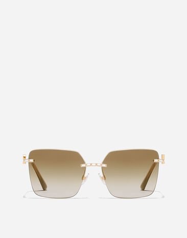 Dolce & Gabbana DG Crystals Sunglasses Gold VG2332VM26E