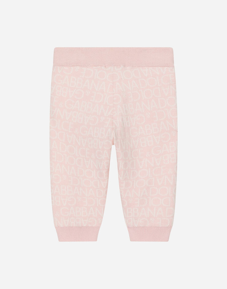 Dolce&Gabbana Pantalon de jogging en maille jacquard Multicolore L1KP05JFMU8