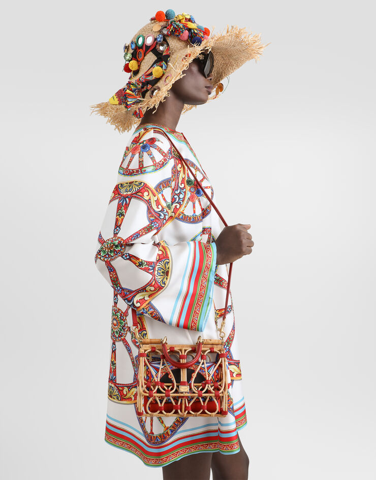 Dolce & Gabbana Sicily handbag with embroidery Dolce & Gabbana Sicily handbag with embroidery Multicolor BB5660B0421