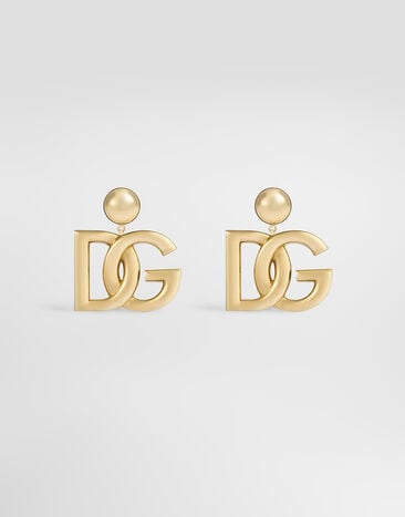 Dolce & Gabbana Clip-on earrings with DG logo Gold WEN6P2W1111