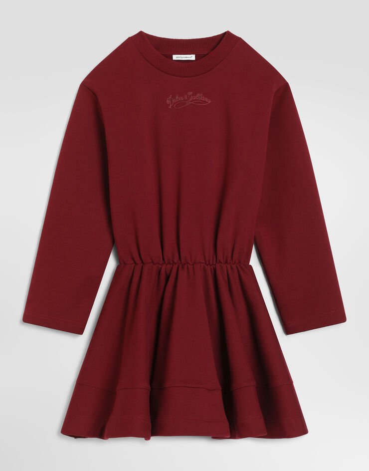 Dolce & Gabbana Fleece dress Red L5JDBMG7QNV