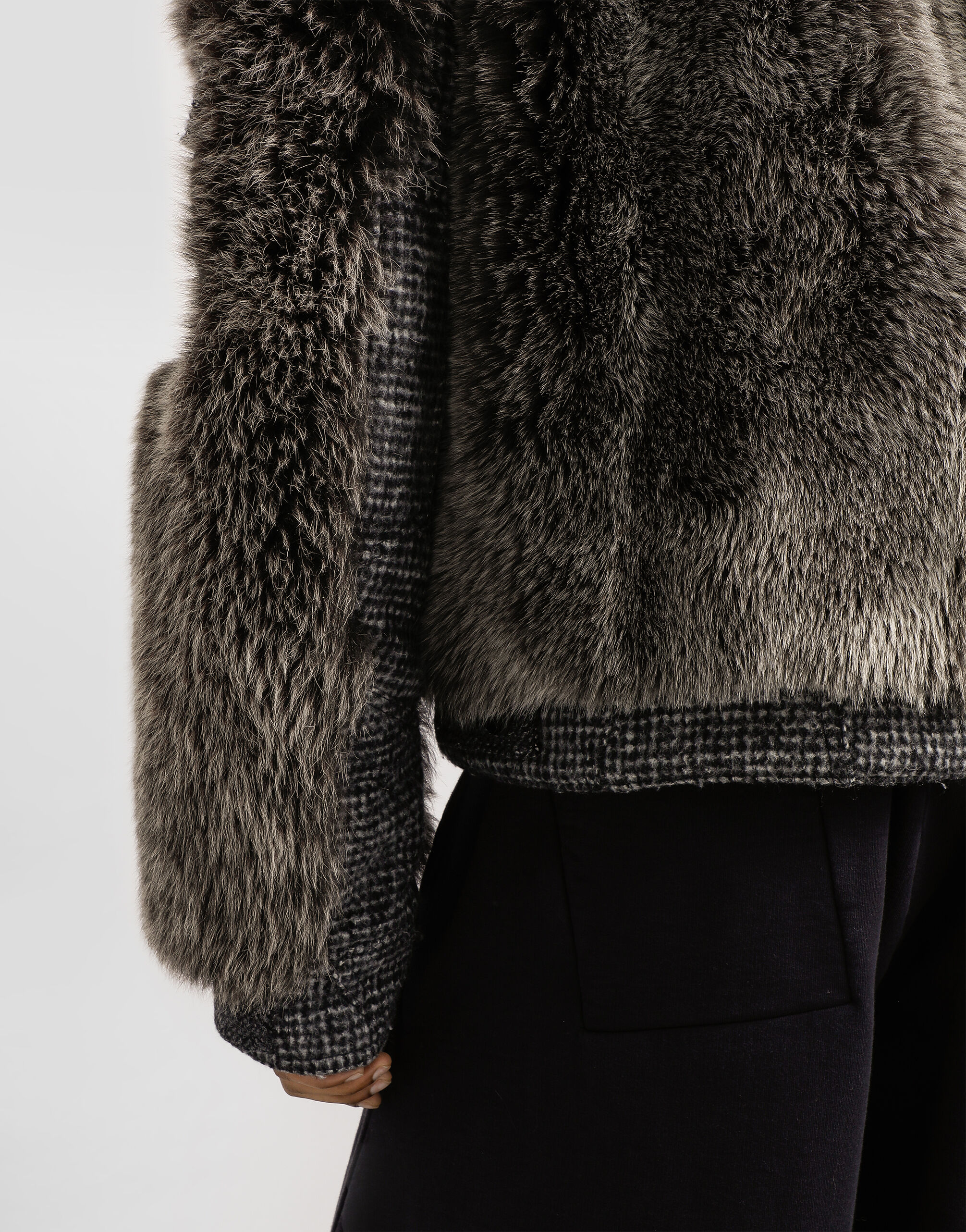Single-breasted shearling coat in Brown for Men | Dolce&Gabbana® US