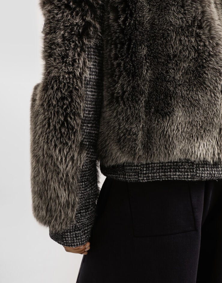 Dolce & Gabbana Single-breasted shearling coat Dolce & Gabbana Single-breasted shearling coat Brown G9BUULGJ849