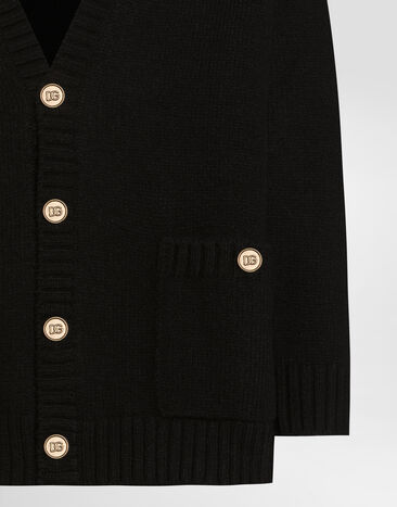 Dolce & Gabbana Wool blend cardigan Multicolor GXVGATJGMAW