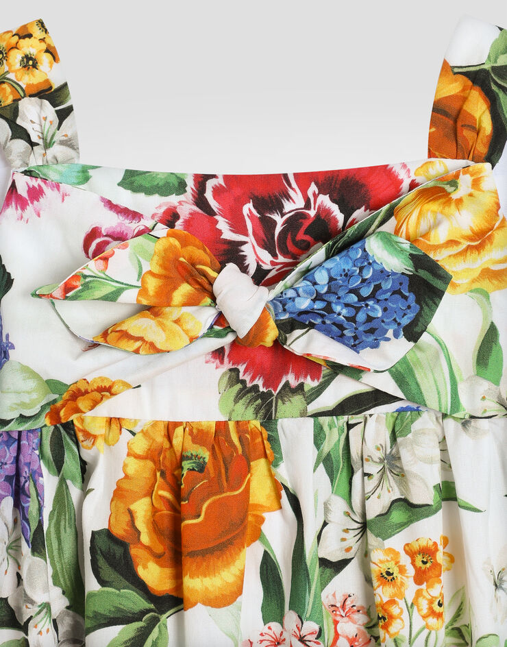 Dolce & Gabbana Floral-print poplin romper suit Print L22O03HS5TC