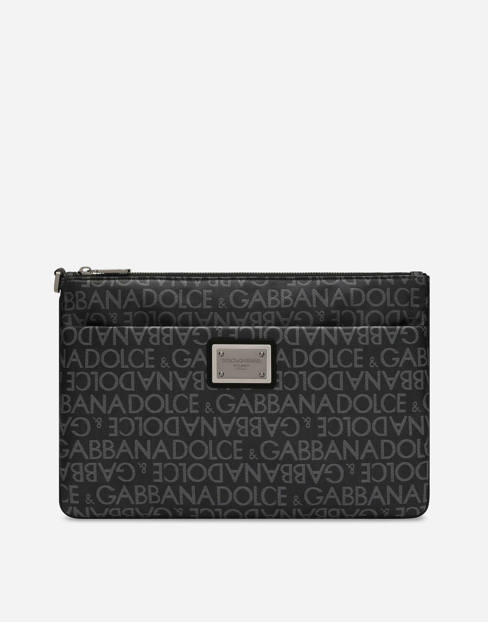 Dolce & Gabbana Coated jacquard clutch Print BM2301AR757